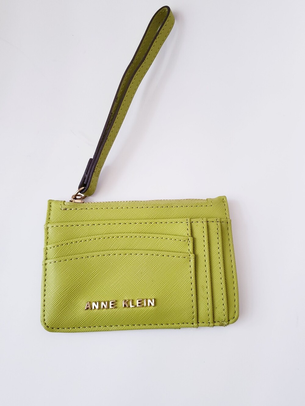 Anne Klein Green Card Holder Wristlet